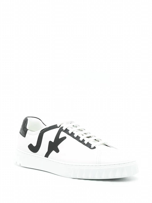 Salvatore Ferragamo - Men's Leather Lace Up Trainers Sneakers