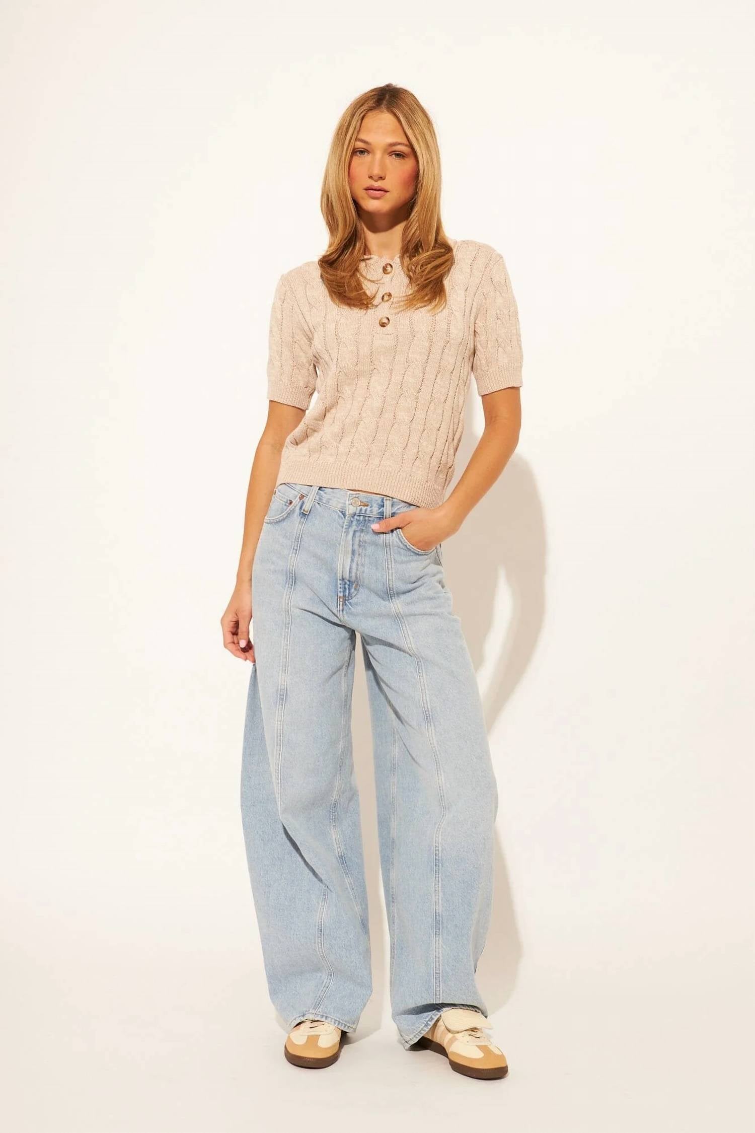 John + Jenn - Timmy Lightweight Cotton Sweater