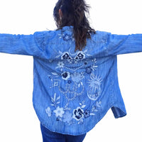 Kyla Seo - Amara Button Up Denim Shirt