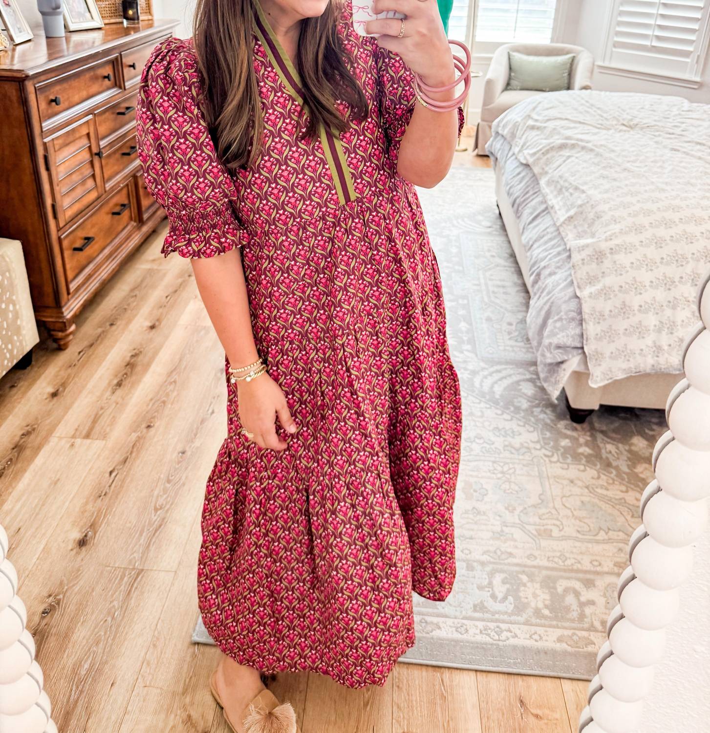 Entro - Botanical Midi Dress