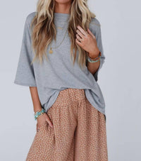 Three Bird Nest - High Low Ruffle Tee