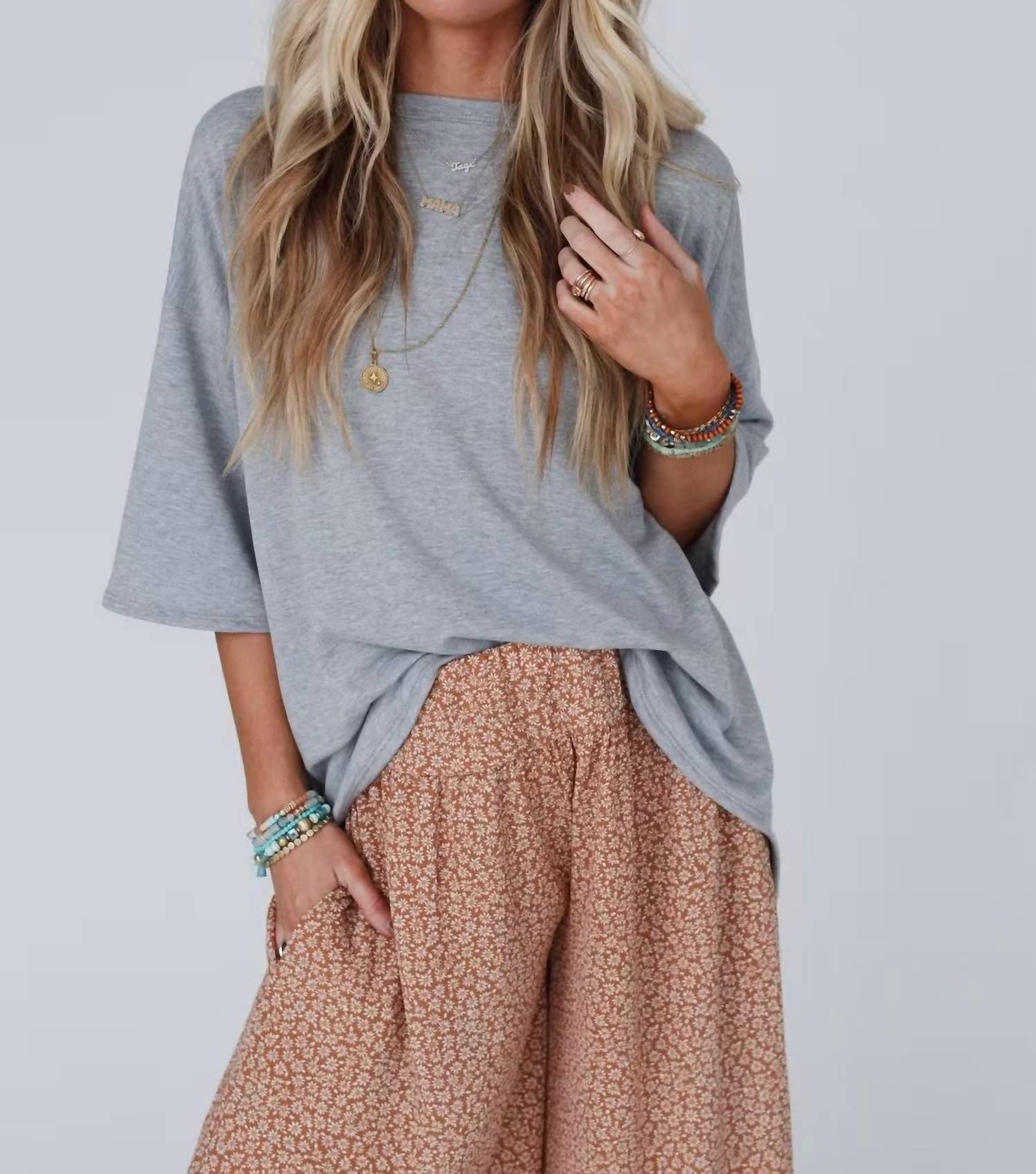 Three Bird Nest - High Low Ruffle Tee