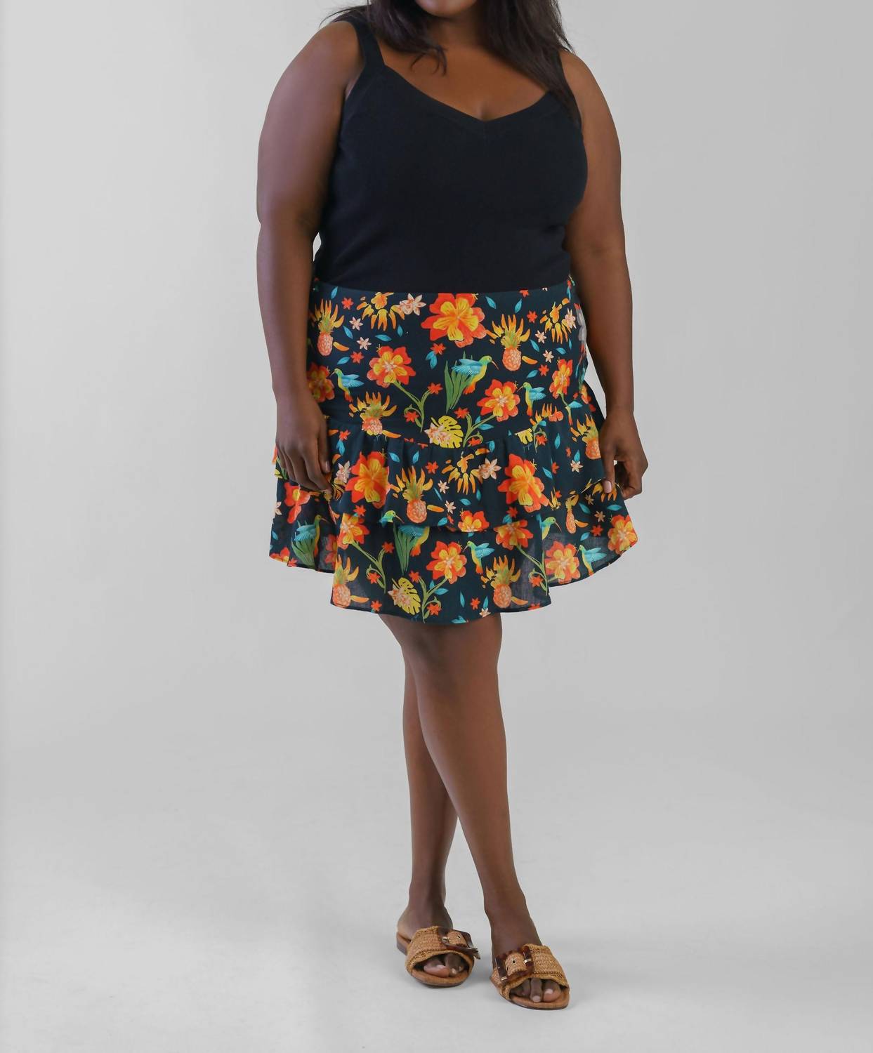 Guapa - Sitara Ruffled Skirt - Plus