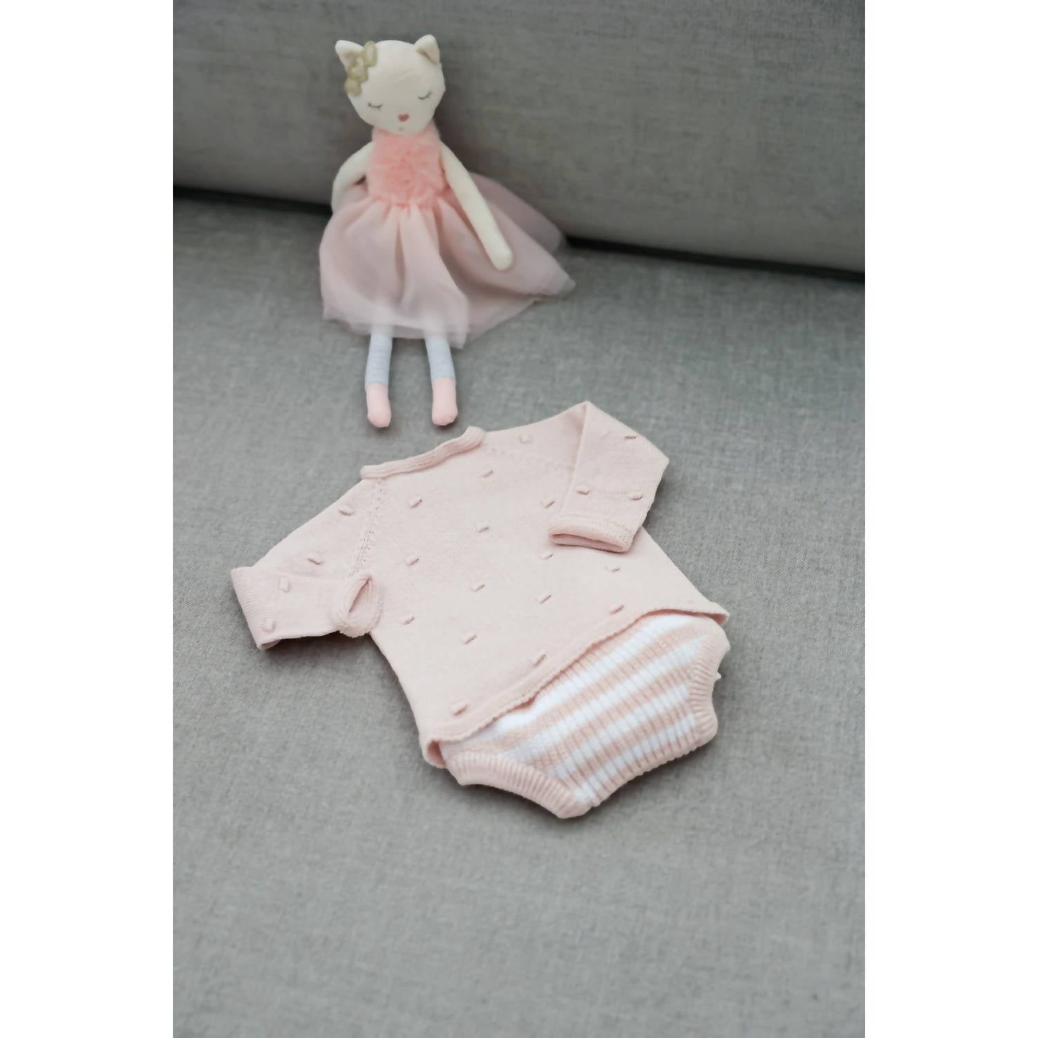 Mamitis Girls' Amalfi Striped Set in pink - item - view 5