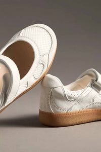 SILENT D Women's Samantha Ballet Sneaker Shoe in white - women's sneaker - alternate view