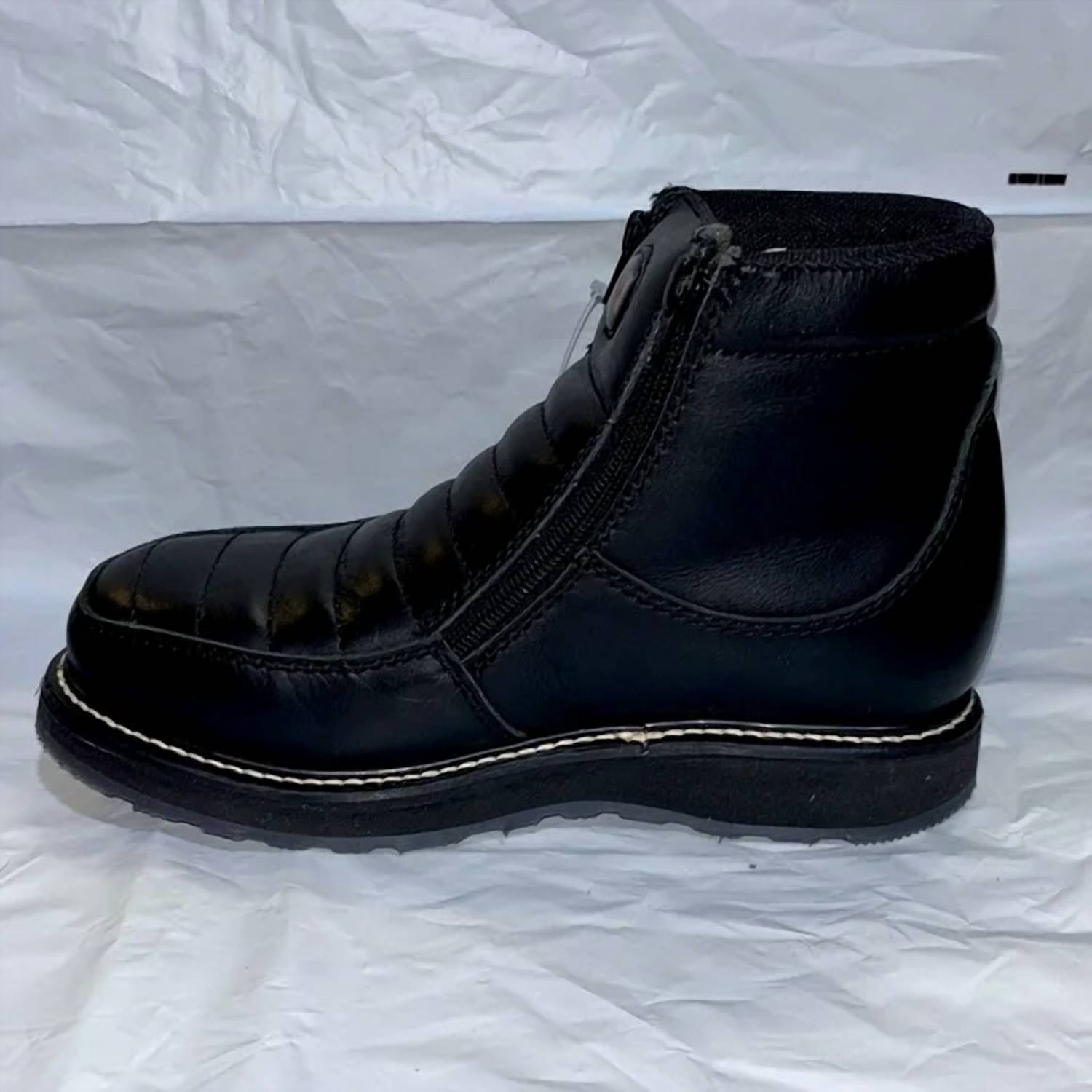 Hammer Men's Double Density Zipper Boots in black - men's boots - detail view