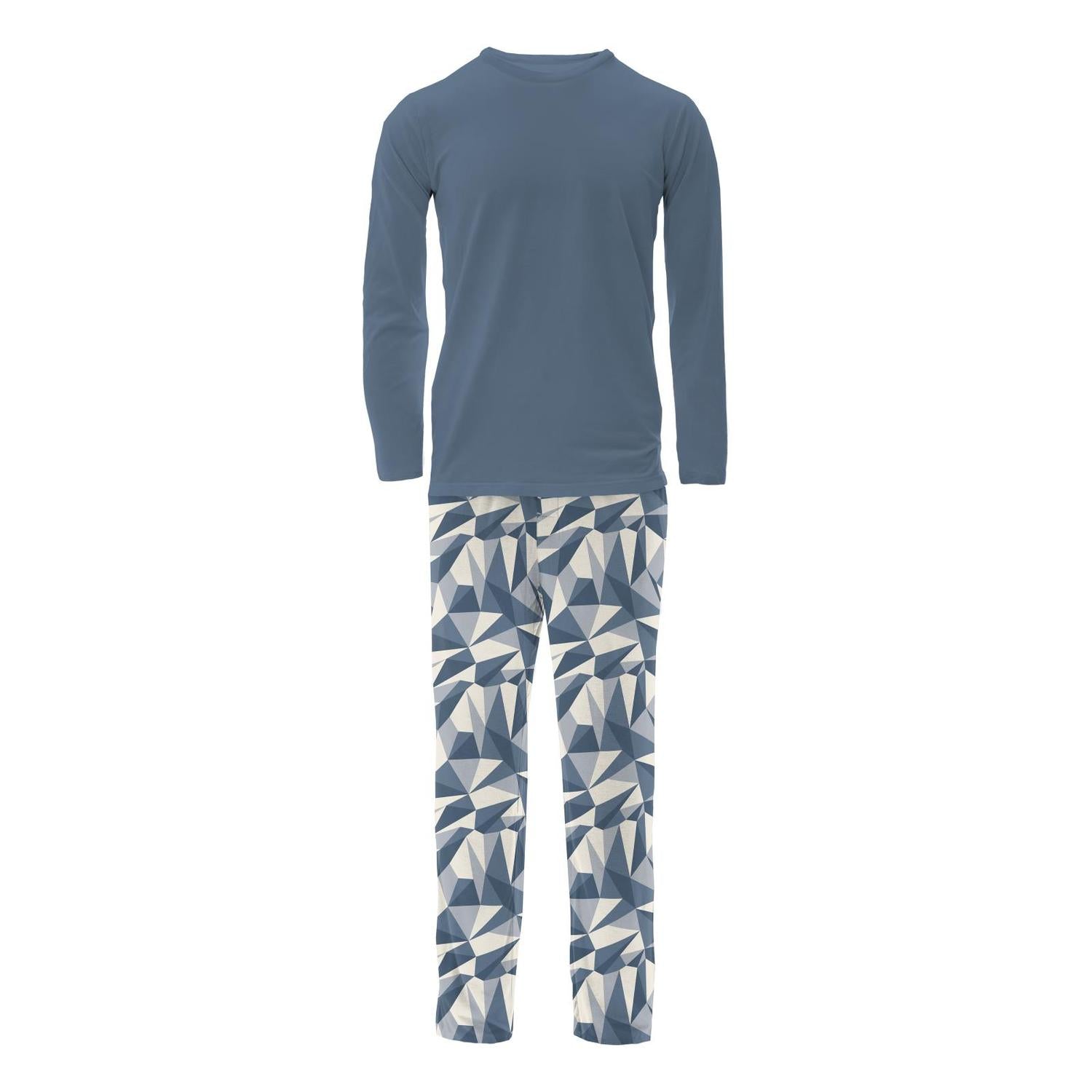 Kickee - Men's Long Sleeve Pajama Set