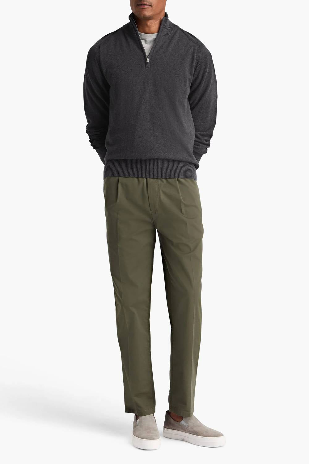 Orlebar Brown - Lennard Cashmere Half-zip Sweater