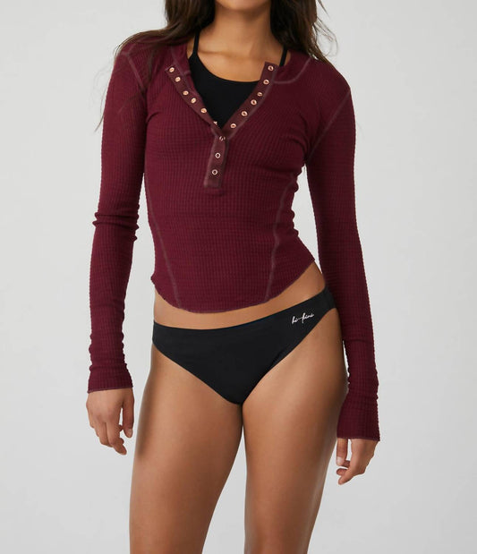 Free People - One of the Girls Henley