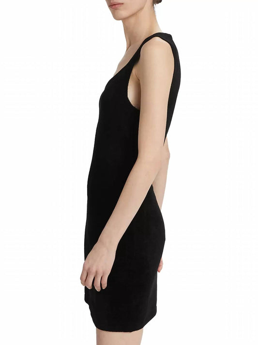 Theory - Micro Velvet Sleeveless Mini Dress
