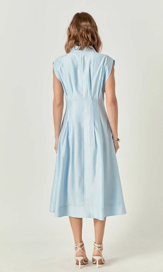 English Factory - Contrast Stitch Midi Dress