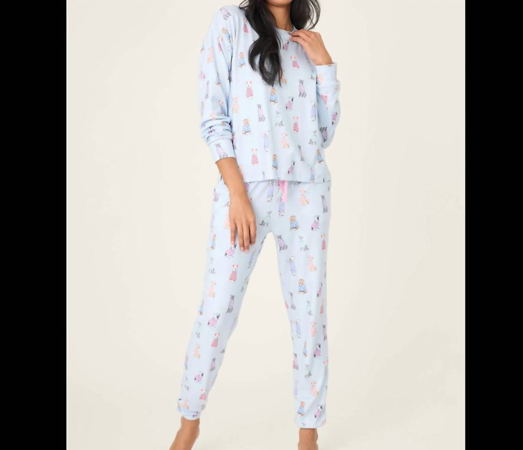 Pj Salvage - Dog Gone Cold Pajama Set - Plus
