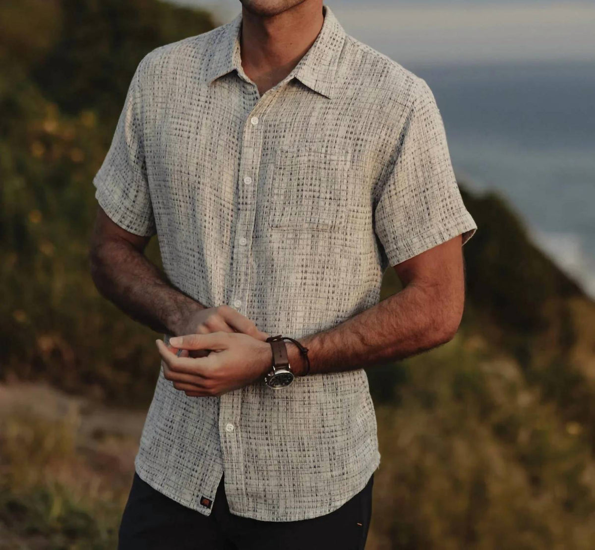 The Normal Brand - Freshwater Short Sleeve Button Up Shirt