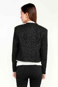Frank Lyman - Sequin Bolero Jacket With Pearls