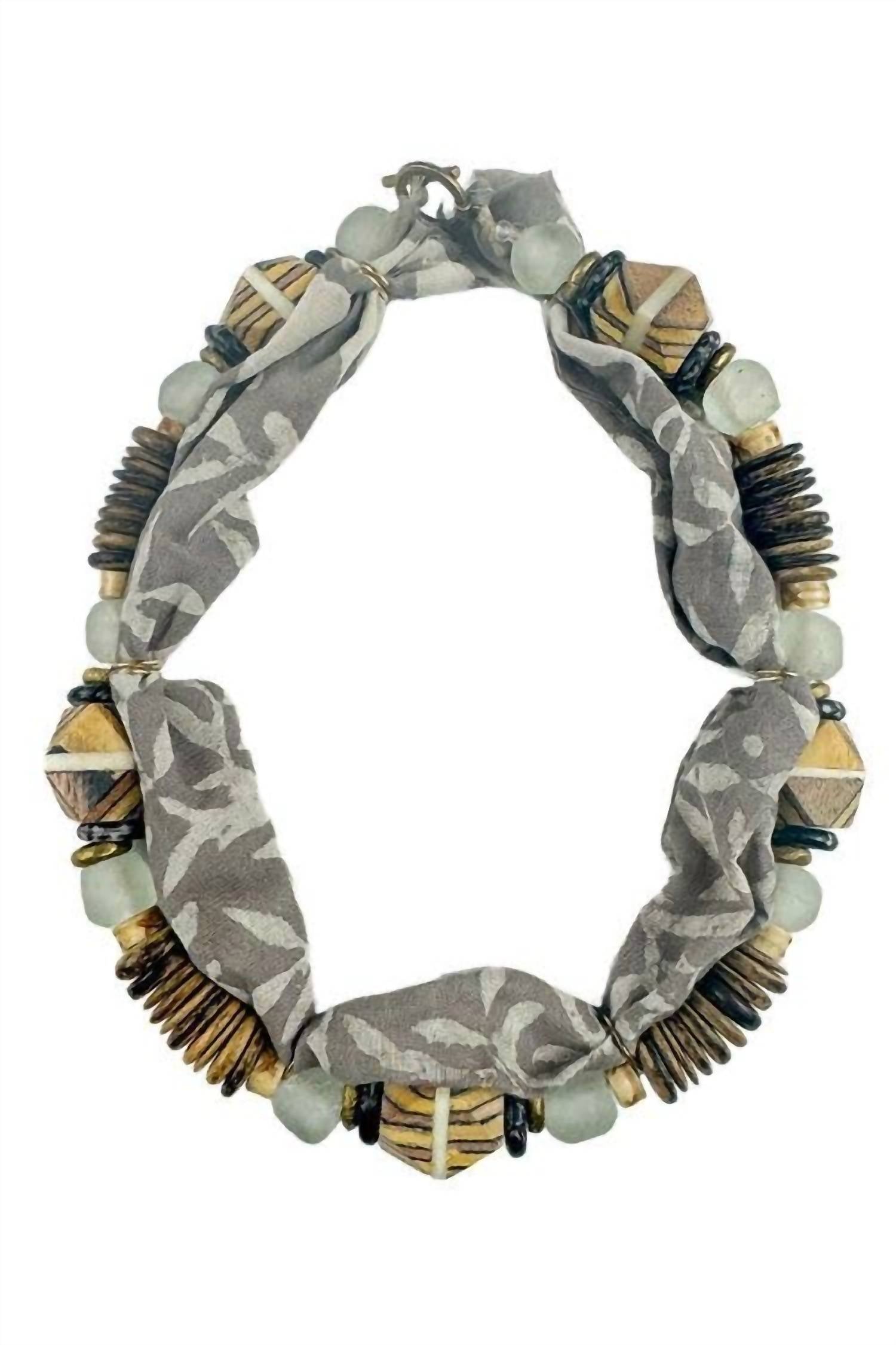 Twine & Twig - Women's Beaded Bandana Necklace