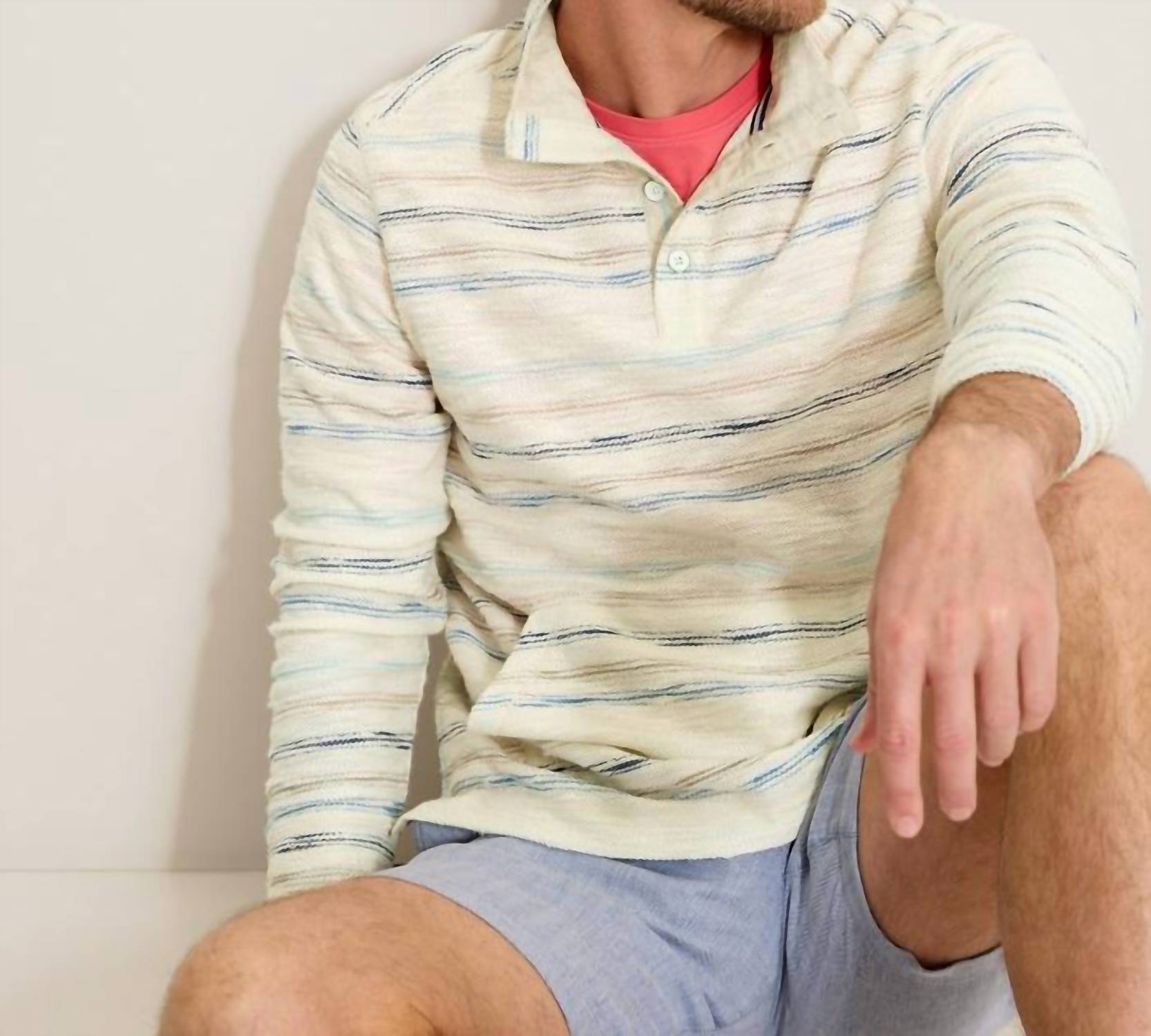 Tommy Bahama - Minori Sands Button Mock Sweatshirt