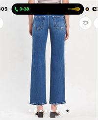 Vanilla Monkey - Lovervet Mid Rise Full Length Straight Leg Jeans
