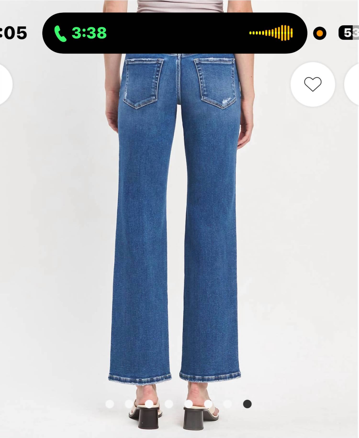 Vanilla Monkey - Lovervet Mid Rise Full Length Straight Leg Jeans
