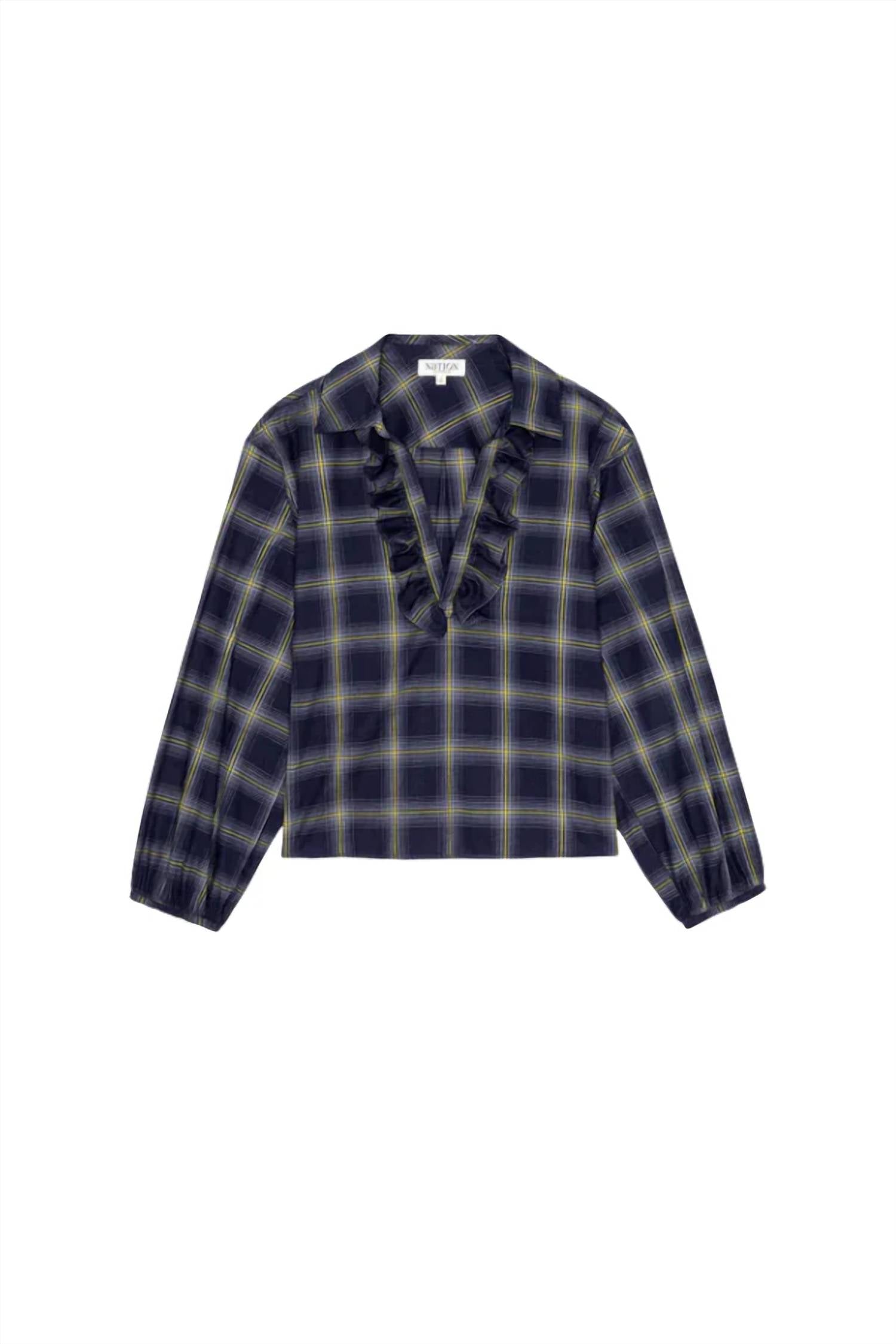 Nation Ltd - Beckett Long Sleeve Blouse