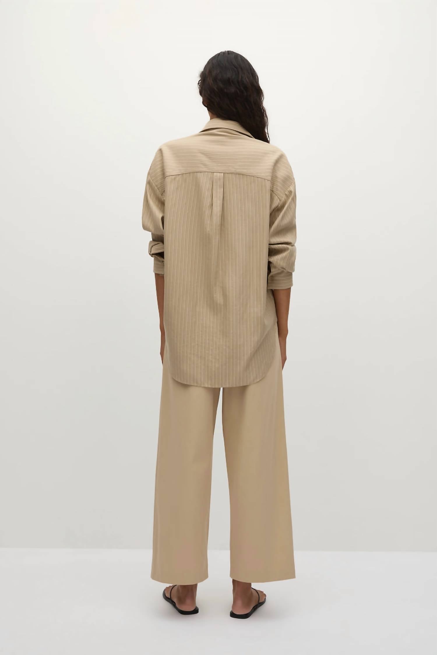 Faithfull The Brand - Sable Cotton Trouser Pants