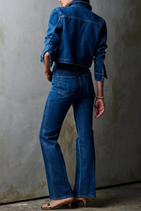 Hevron - Alana High Rise Slight Flare Jeans