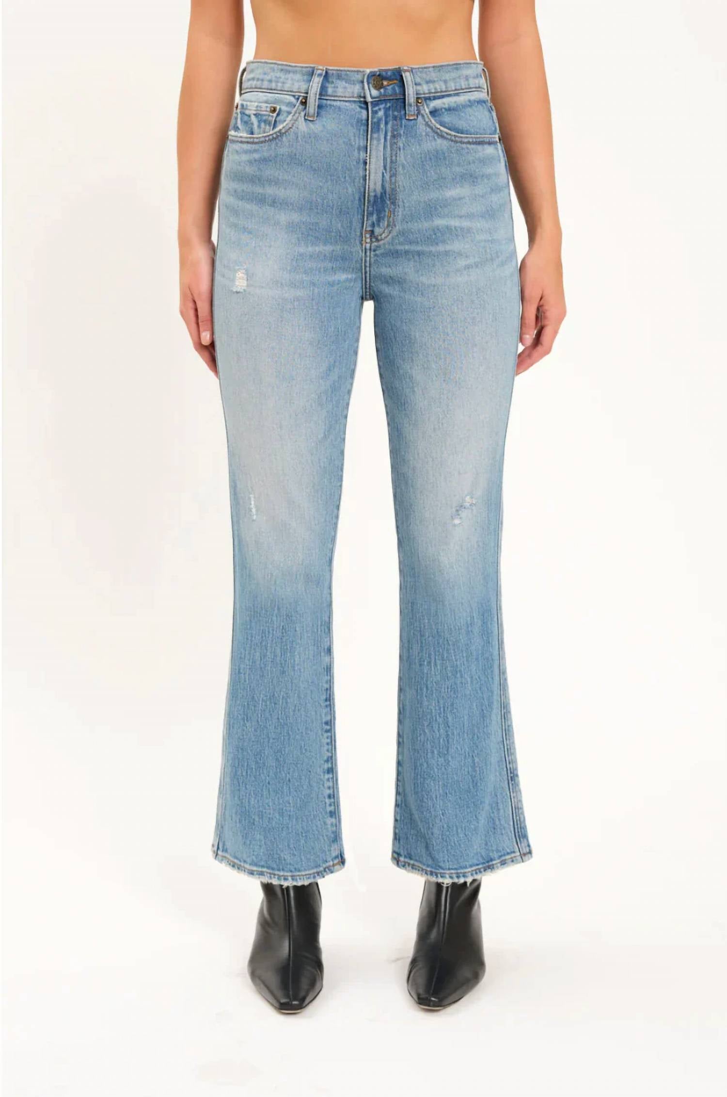 Daze - Soho High Rise Ankle Flare Jeans