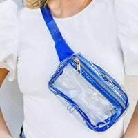 Caroline Hill - Women's Ferris Game Day Clear Sling Belt Bag