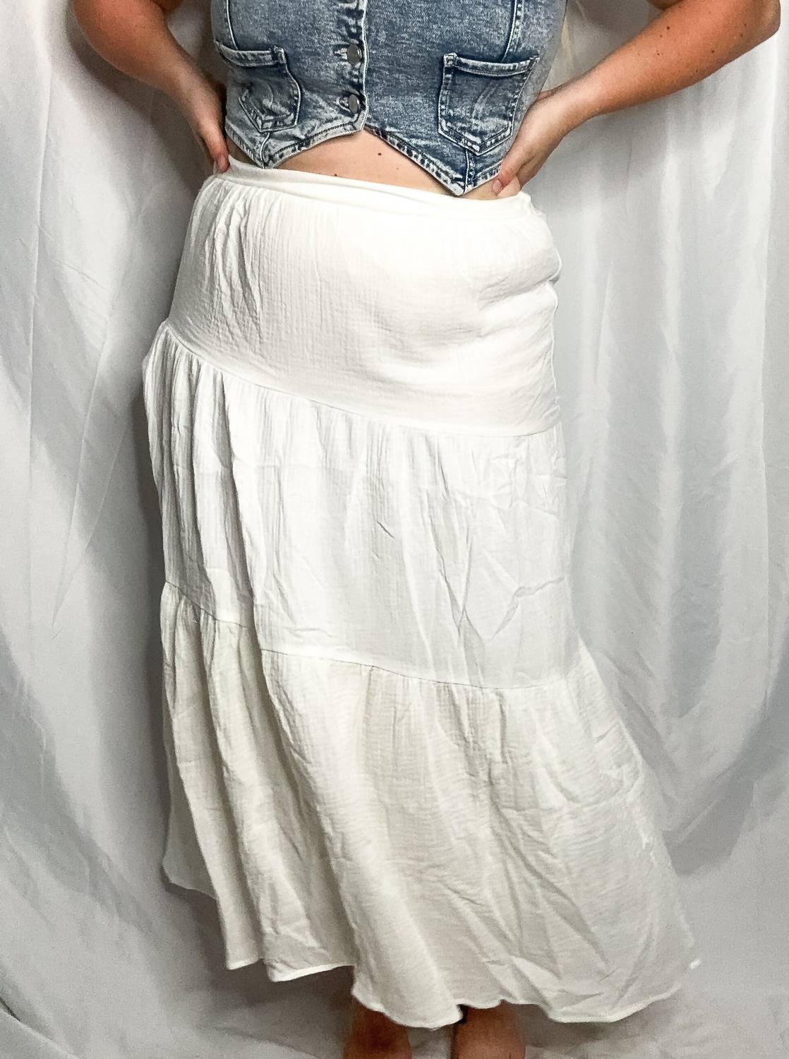 Le Lis - Serenity Tiered Maxi Skirt