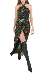 Borgo De Nor - Alyona Georgette with Lurex Dress