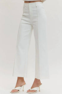 Entro - Emma Wide Leg Seam Jeans