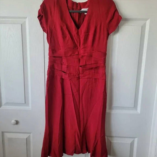 Carolina Herrera - Women's V-neck Midi Dress