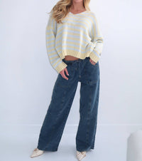 Loucia - Wide Leg Baby Jeans