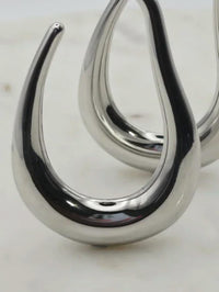 Xtraordinary - Women's Thick Liquid Hoop Earrings