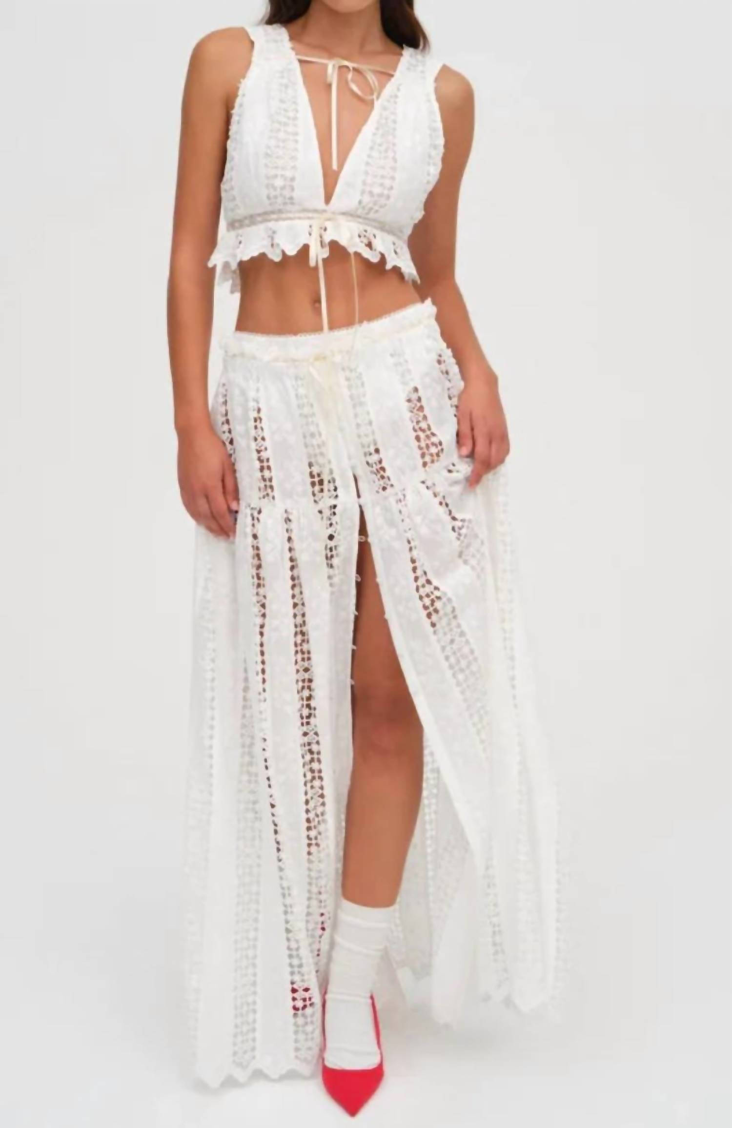 For Love & Lemons - Tracy Maxi Skirt
