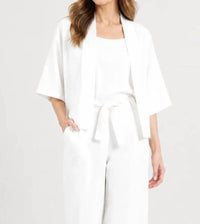 Clara Sunwoo - Hi-low Pocket Cardigan Jacket