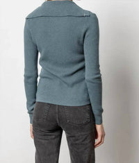 Lilla P - Button Collar Sweater