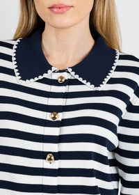 Leo & Ugo - Scallop Neck Cardigan