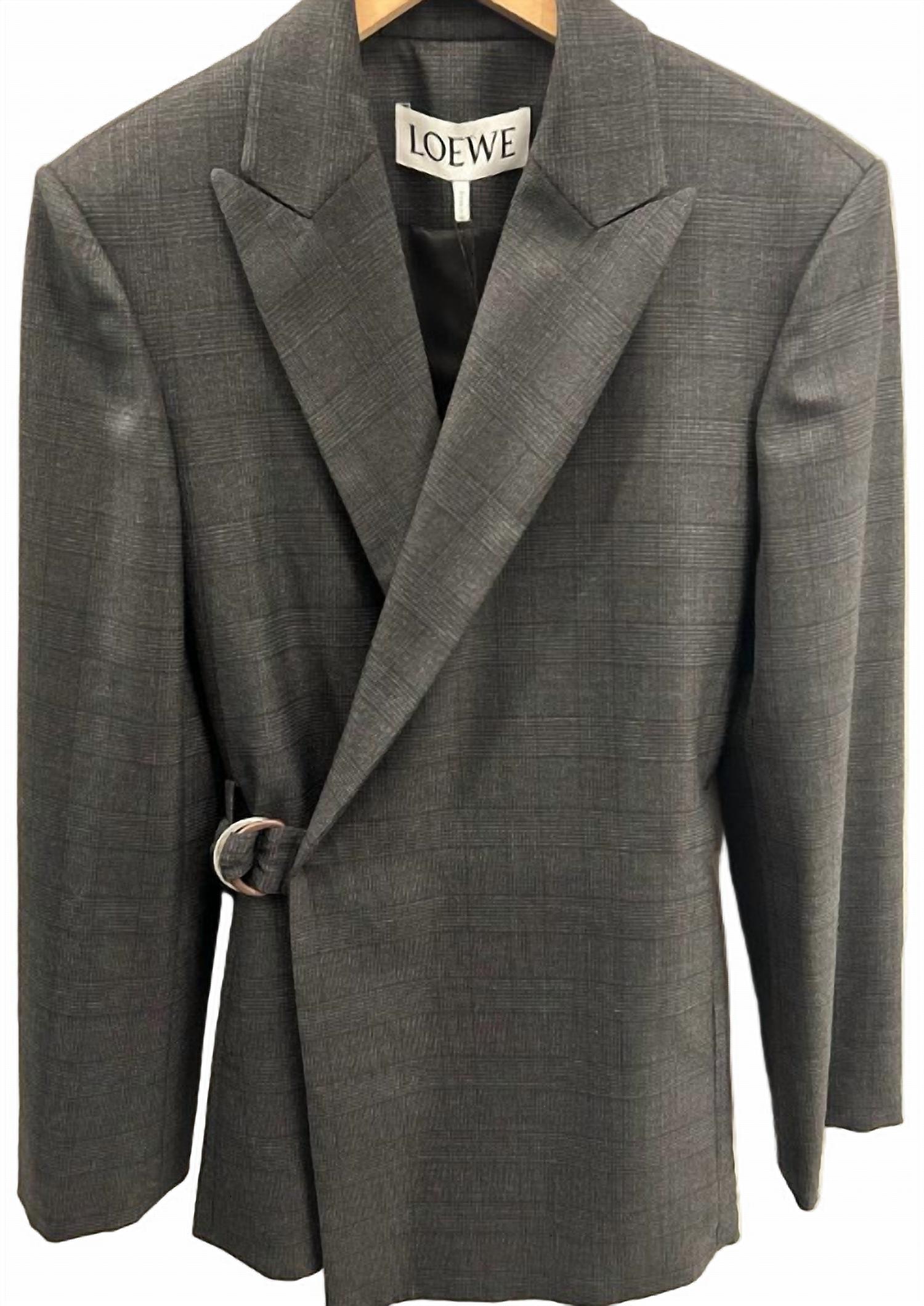 Loewe - Women's Draped Houndstooth Print Jacket