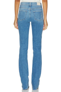 Paige Manhattan Bootcut Pants in vino vibes - women's jeans - detail view