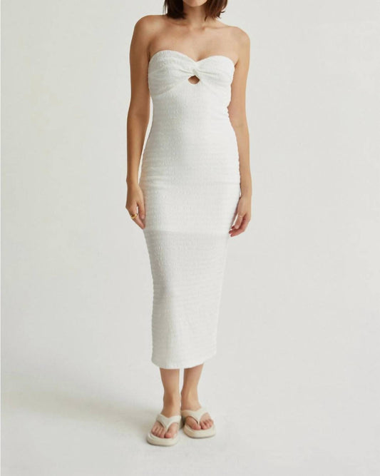 Crescent - Vanya Textured Midi Dress