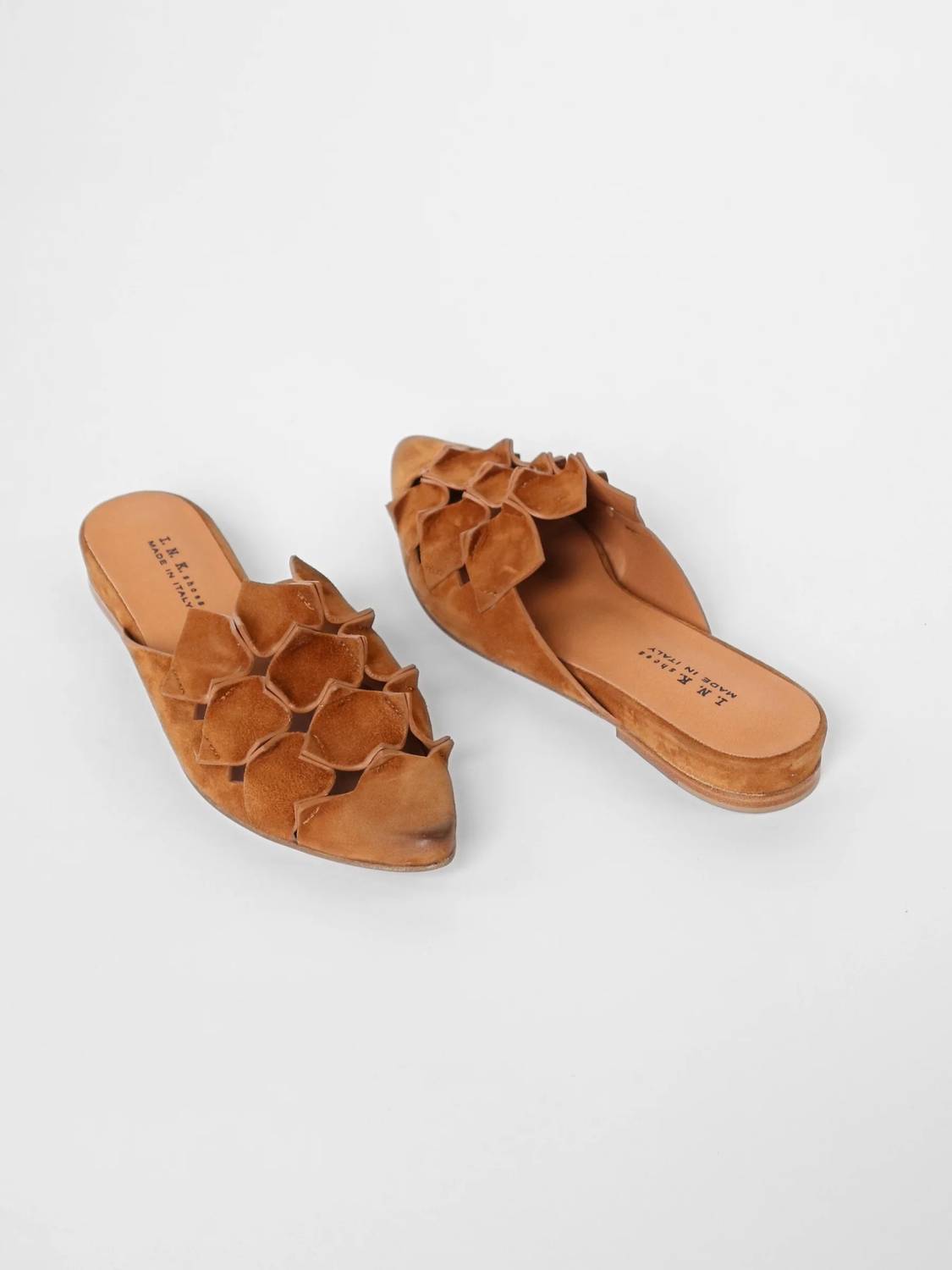 I.N.K. Shoes - Women's Salice Suede Flat Mules