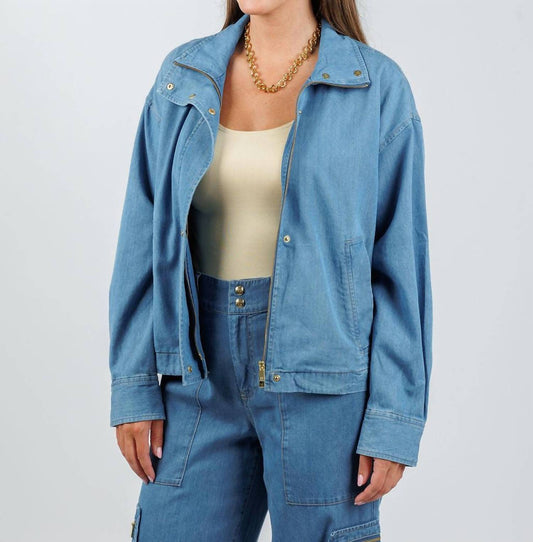 Hinson Wu - Louise Long Sleeve Denim Jacket