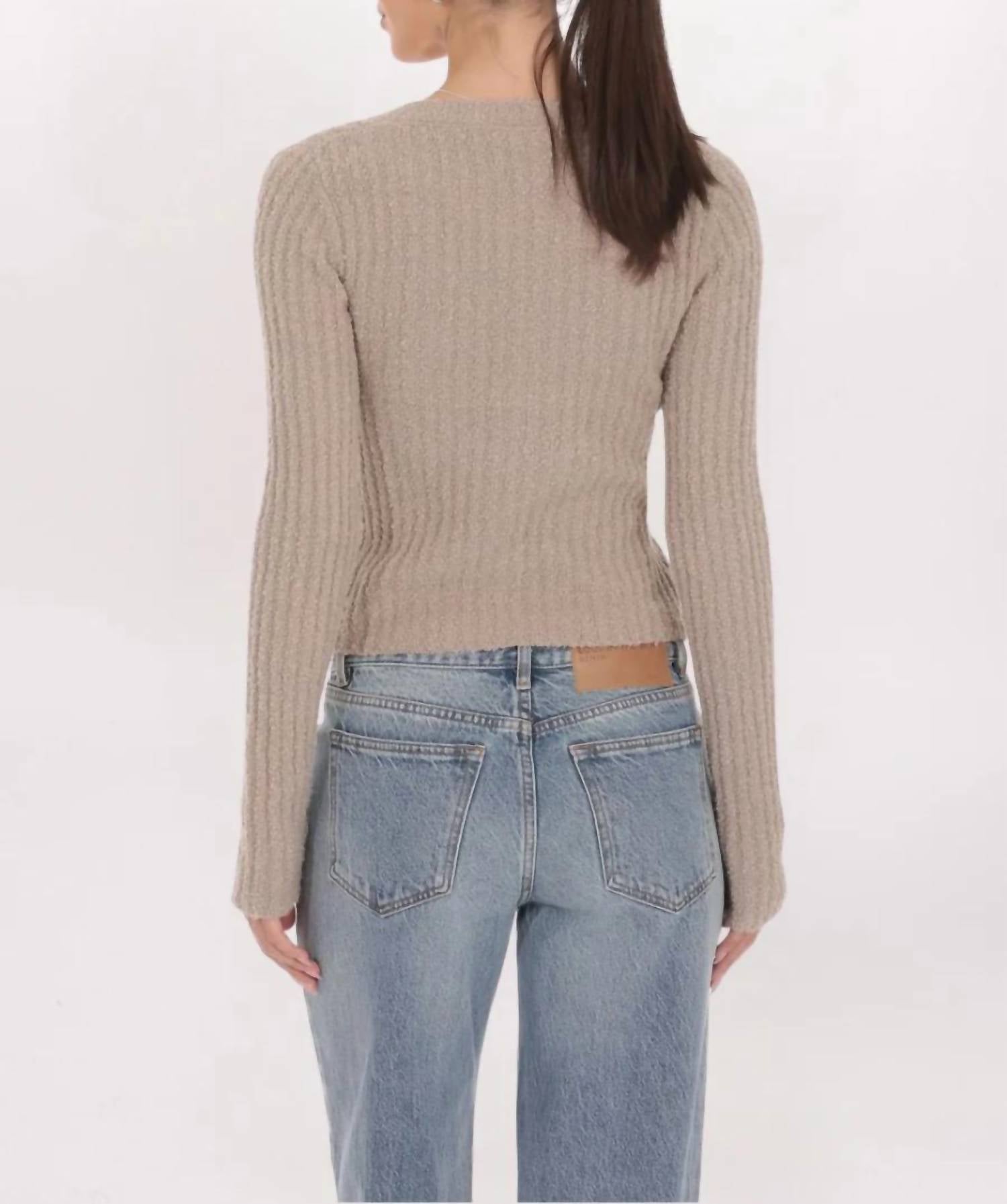 Lucy In The Sky - Ribbed Knit Cardigan