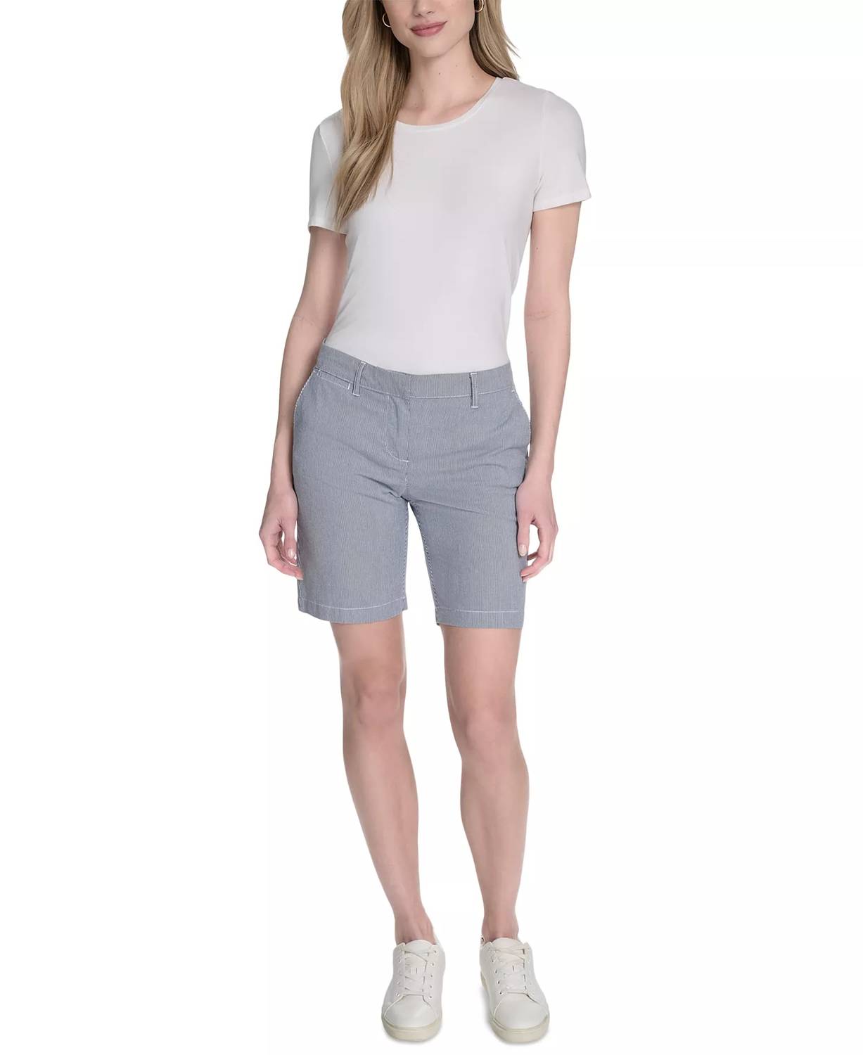 Nautica - Striped Riviera Mid-rise Shorts