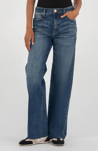KUT FROM THE KLOTH Sienna High Rise Straight Leg Jeans in wise 1 - women's jeans