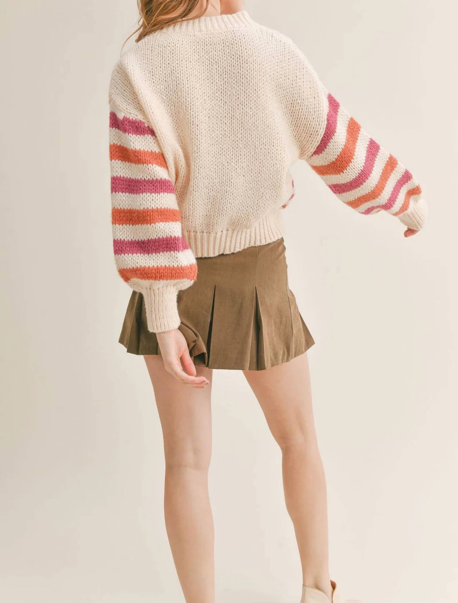 Sadie & Sage - Ruby Striped Cardigan