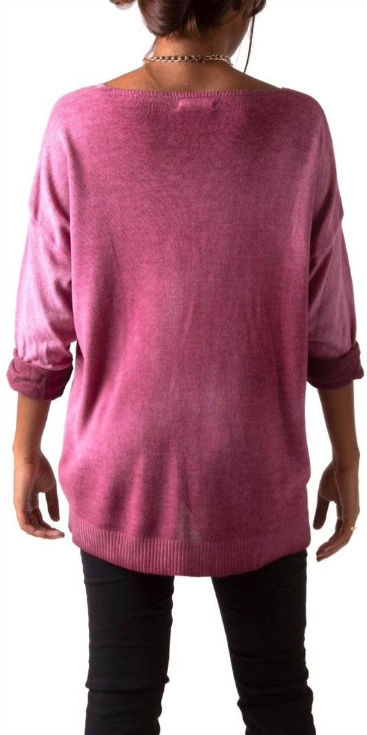 Gigi Moda - Donna Knit Scoop Neck Sweater