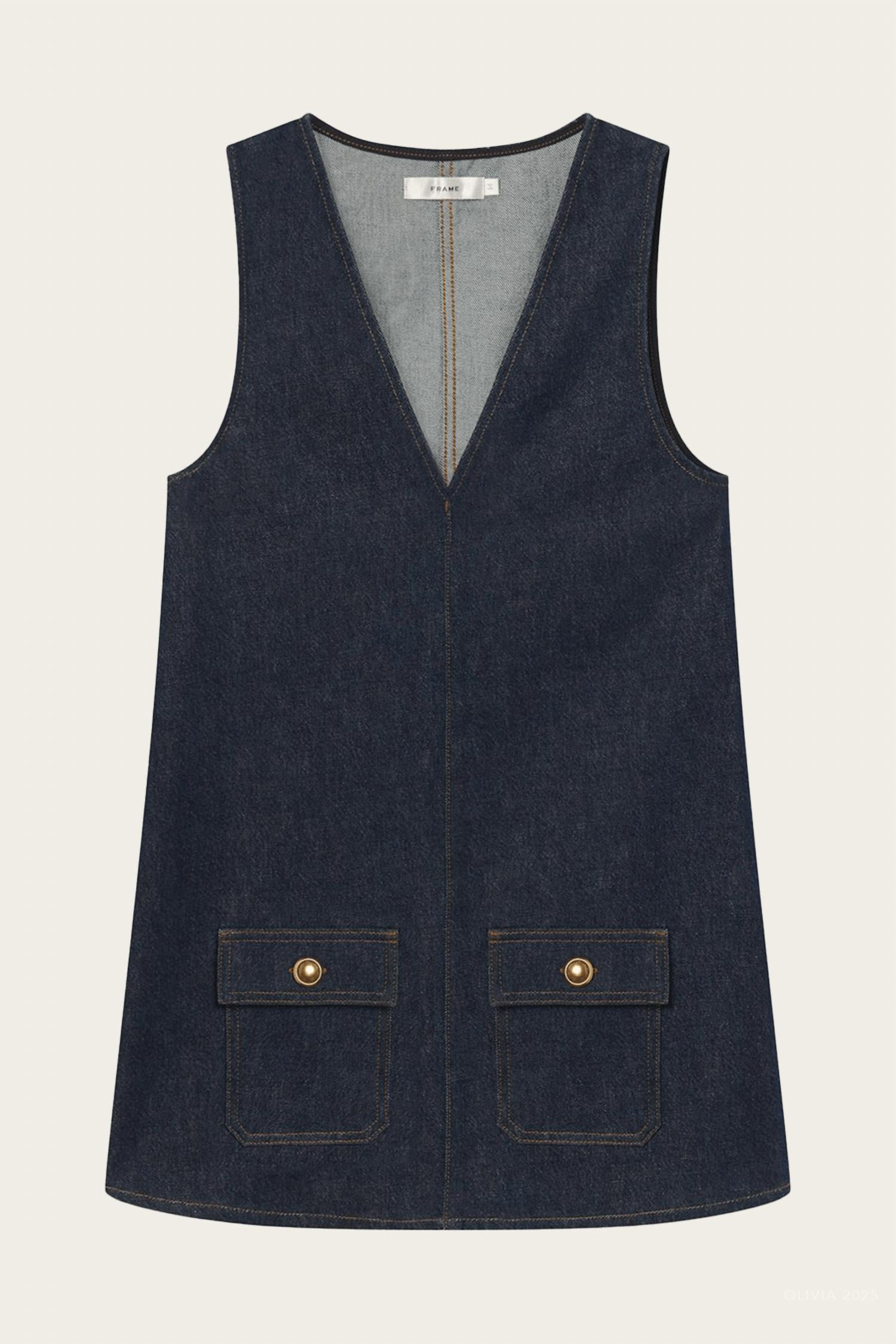 Frame - Pinafore Mini Dress