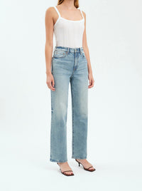 Daze - Sundaze High Rise Straight Denim Jeans