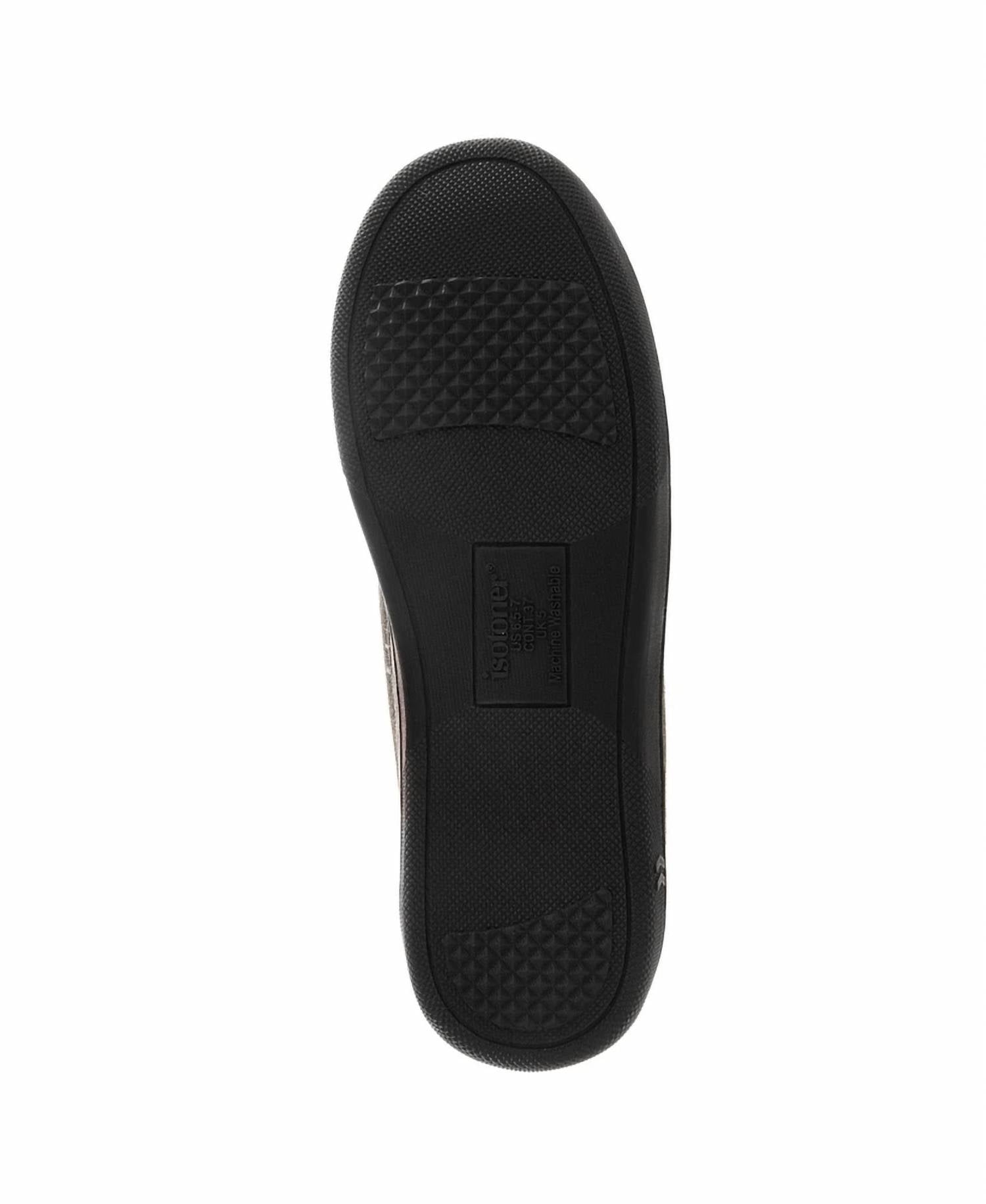 Isotoner - Women's Genuine Suede Moccasin Slippers